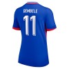 Maglia ufficiale Francia Dembele 11 Casa Euro 2024 per Donna